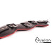 Avalon - CONQUER - Collar med god polstring, Svart og Rødt Avalon - CONQUER - Collar med god polstring, Svart og Rødt