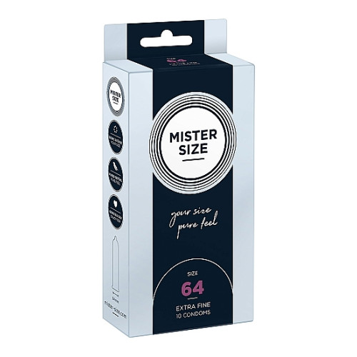 Mister Size – 64mm – 10stk Tynne Kondomer Mister Size – 64mm – 10stk Tynne Kondomer