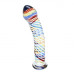 Sensual Glass - Jane - Glassdildo med Farger Sensual Glass - Jane - Glassdildo med Farger