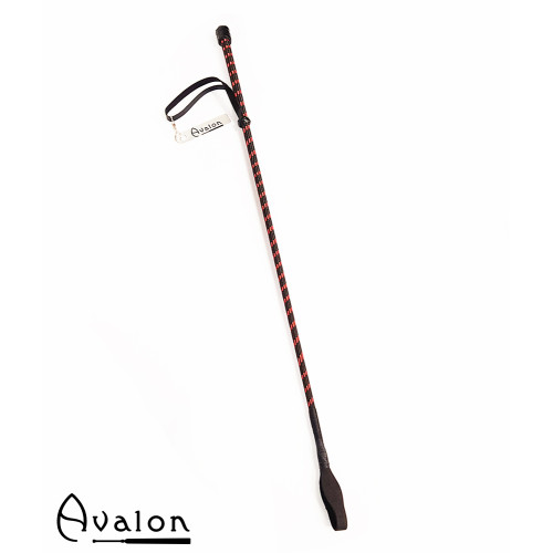 Avalon - PRIME - Klassisk enkel ridepisk - Sort og rød Avalon - PRIME - Klassisk enkel ridepisk - Sort og rød