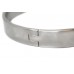 BQS - Massivt stål collar med O-ring - 11,8 cm 