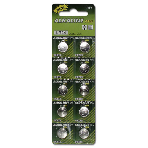 Button Cell - LR44 batterier - 10pk