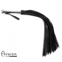 Avalon - HOLY GRAIL - Svart Flogger med Metallhåndtak med Kule