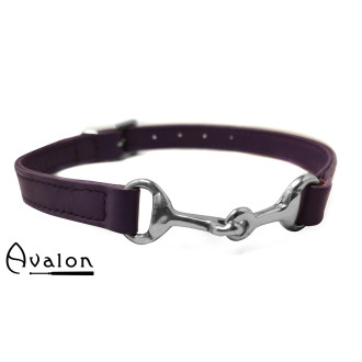 Avalon - Bit - Lilla Collar med sølvfarget bitt