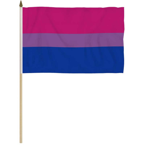 Pride flagg på pinne - Bifil Pride flagg på pinne - Bifil