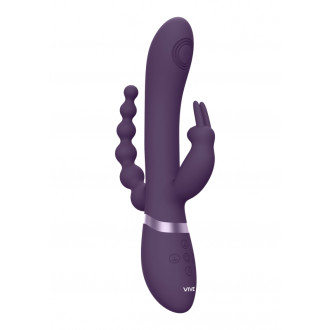 VIVE - Rini - Trippel Vibrator med Pulseringer og Vibrasjoner - Lilla