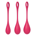 Satisfyer - Yoni Power 1 - Vaginakule Sett - Rød Satisfyer - Yoni Power 1 - Vaginakule Sett - Rød