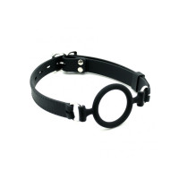 Rimba - Åpen O-ring gag i silikon - sort