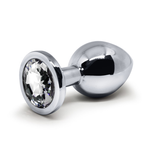 BQS - Tung Metallplug med Klar Krystall - Medium - 230g BQS - Tung Metallplug med Klar Krystall - Medium - 230g