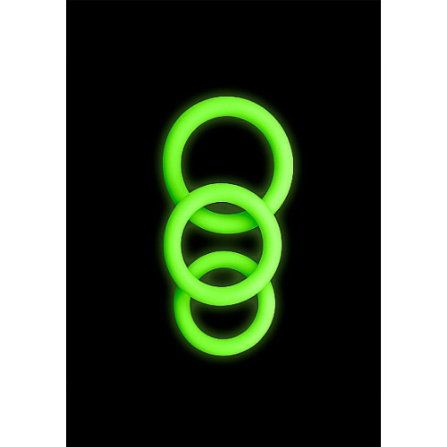 Ouch! Penisring 3pk - Glow in the dark Ouch! Penisring 3pk - Glow in the dark