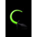Ouch! Buttplug med Hale - Glow in the Dark Ouch! Buttplug med Hale - Glow in the Dark