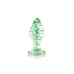 Ouch! Glass Buttplug - Glow in the Dark - Large Ouch! Glass Buttplug - Glow in the Dark - Large