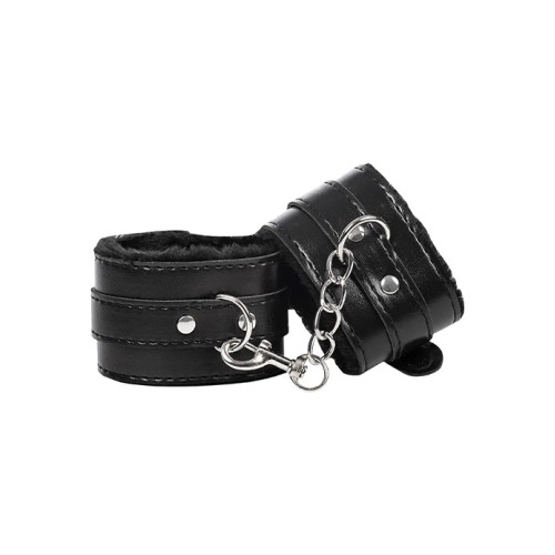 TieMeUp - Cuffs med Plysj - Sort TieMeUp - Cuffs med Plysj - Sort