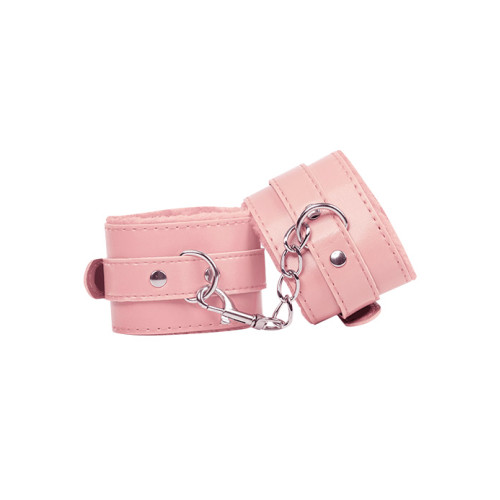 TieMeUp - Cuffs med Plysj - Rosa