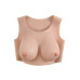 GENDER X - Breast Plate D-Cup - Bryst Protese - Lys hudfarge