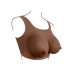 GENDER X - Breast Plate D-Cup - Bryst Protese - Mørk hudfarge
