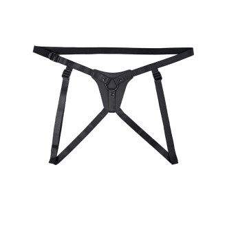 Gender X - Justerbar Strap-on Sele - Sort