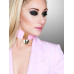 Kinky Diva - Collar med Hjertelås - Rosa