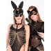 Kinky Diva - High Gloss Bunny Mask - Black