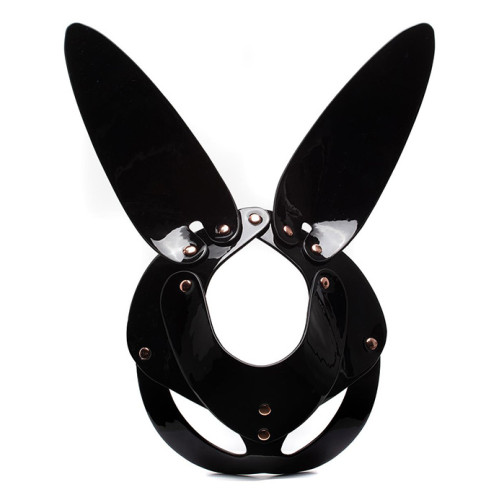 Kinky Diva - High Gloss Bunny Mask - Black
