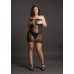 Le Desir - Frekk minikjole av netting og blonder - Plus Size Le Desir - Frekk minikjole av netting og blonder - Plus Size