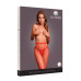 Le Desir - Cut-out Nettingstrømper - Rød med gulldetaljer - One Size Le Desir - Cut-out Nettingstrømper - Rød med gulldetaljer - One Size