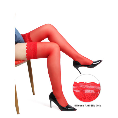 Gnist Undertøy - Klassiske Hold-up strømper - Rød Gnist Undertøy - Klassiske Hold-up strømper - Rød