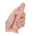 RealRock - Slim Realistic Dildo med sugekopp - 6" / 15,5 cm  - Lys hudfarge