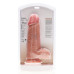 Realrock - Ekstra Tykk Dildo - 25,4 cm - Lys hudfarge