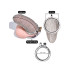 Chainmail Chastity Cage - Kyskhetsbur med ringbrynje design - X-Large