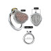 Chainmail Chastity Cage - Kyskhetsbur med ringbrynje design - Small