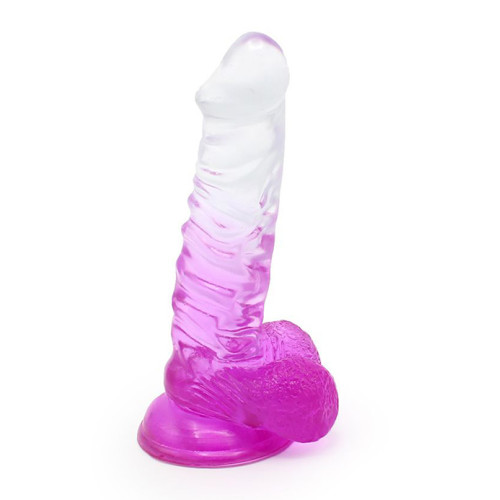 Kiotos COX 06 - Dildo - Transparent og Lilla Kiotos COX 06 - Dildo - Transparent og Lilla
