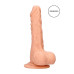 RealRock - Dildo med pung - 10" / 27 cm - Lys hudfarge RealRock - Dildo med pung - 10" / 27 cm - Lys hudfarge