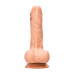 RealRock - Dildo med pung - 10" / 27 cm - Lys hudfarge RealRock - Dildo med pung - 10" / 27 cm - Lys hudfarge