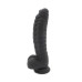 Kiotos COX - Dildo med rustning design - Sort Kiotos COX - Dildo med rustning design - Sort