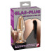 Buttplug i Glass Med Sort Hale