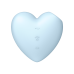Satisfyer - Cutie Heart - Trykkbølgestimulator med Vibrasjoner  - Blå