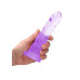 Realrock – Crystal Clear – Enkel dildo med sugekopp – Lilla - 17 cm Realrock – Crystal Clear – Enkel dildo med sugekopp – Lilla - 17 cm