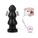 LoveToy - King Size Vibrating Anal Rigger  7,8" / 19,8 cm - sort 