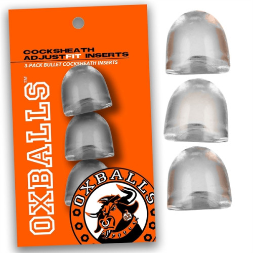 Oxballs ADJUSTFIT INSERT - 3 pk tilbehør - Transparent Oxballs ADJUSTFIT INSERT - 3 pk tilbehør - Transparent