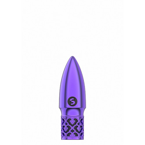 Royal Gems - Glitter - Oppladbar Bulletvibrator - Lilla Royal Gems - Glitter - Oppladbar Bulletvibrator - Lilla
