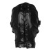 OUCH! - Xtreme - Bondage Maske Med Avtagbar Gag Og Blindfold - Sort