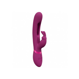VIVE - Mika - Trippel Rabbitvibrator Med Heftig Tunge - Rosa