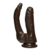 Doc Johnson - Double Dippin' D - Realistisk FIRMSKYN dobbeldildo - Mørk Brun Doc Johnson - Double Dippin' D - Realistisk FIRMSKYN dobbeldildo - Mørk Brun