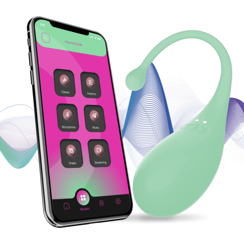 Adrien Lastic - Palpitation - Vibrerende Egg med APP Mint grønn Adrien Lastic - Palpitation - Vibrerende Egg med APP Mint grønn