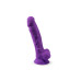 Silexd - Silikon Dildo med Pung - Model 1 - 7" - Lilla 