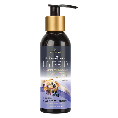 Sensuva - Hybrid Glidemiddel - Blueberry Muffin - 125ml