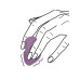 Loveline - Finger vibrator - Lilla 