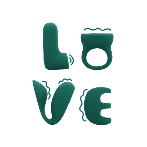 Loveline - Love - Vibratorsett - Grønn Loveline - Love - Vibratorsett - Grønn