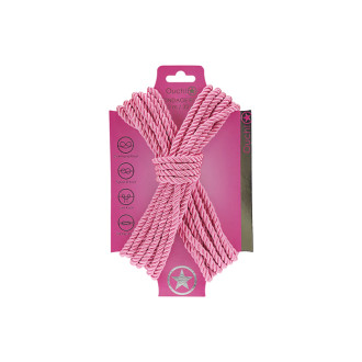 Ouch! Bondagetau - 10 meter - 6mm - Rosa